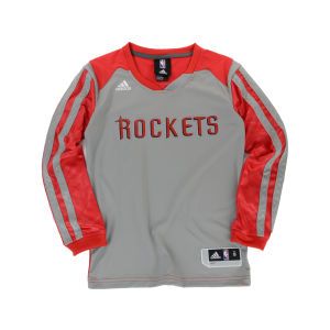 Houston Rockets adidas NBA Youth Impact Long Sleeve Shooter