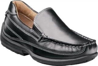 Boys Florsheim Nowles Jr.   Black Smooth Leather Casual Shoes