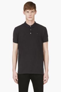 Marc By Marc Jacobs Black Monogram Polo