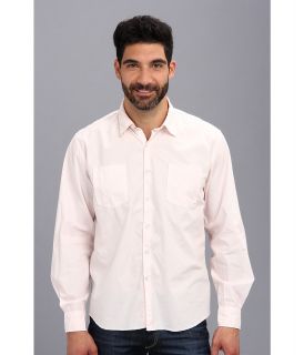 Arnold Zimberg Double Pocket Button Down Mens Long Sleeve Button Up (White)