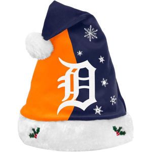Detroit Tigers Forever Collectibles Team Logo Santa Hat