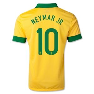 Nike Brazil 2013 NEYMAR JR Home Soccer Jersey