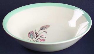 Homer Laughlin  Spring Garden (Band Edge) Coupe Cereal Bowl, Fine China Dinnerwa