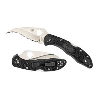 Spyderco Lil Matriarch Sprint Run Pocket Knife (Black, silverBlade materials VG 10Handle materials FRNBlade length 3 inchesHandle length 4.25 inchesWeight 6 ouncesDimensions 7 inches long x 2.5 inches wide x 1 inch deepBefore purchasing this product