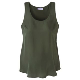 Merona Maternity Fashion Tank Top   Moss Green XXL