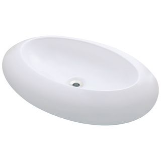 Polaris Sinks P08vw White Porcelain Vessel Sink
