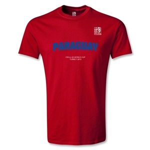 Euro 2012   FIFA U 20 World Cup 2013 Paraguay T Shirt (Red)