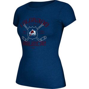 Colorado Avalanche Reebok NHL Womens Cap Sleeve T Shirt