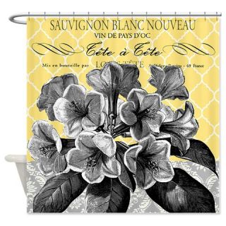  Modern vintage floral collage Shower Curtain  Use code FREECART at Checkout