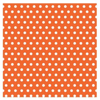 Orange with Polka Dots Jumbo Gift Wrap