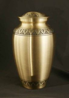 Athena Bronze Large/ Adult Brass Urn