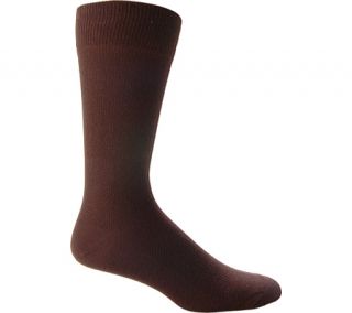 Mens Florsheim Pin Dot Anklet W7001U6 (6 pairs)   Brown Cotton Blend Socks