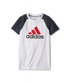 adidas Kids Climacore 2 S/S Tee Boys T Shirt (White)