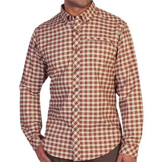 ExOfficio Bergen Plaid Shirt   Long Sleeve (For Men)   CORDOVAN (L )