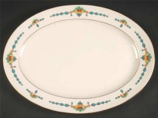 Lenox China Empress 13 Oval Serving Platter, Fine China Dinnerware   Fruit Urns