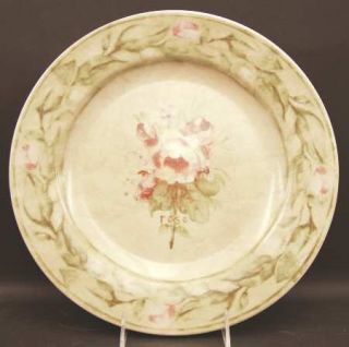 222 Fifth (PTS) Rose Bouquets 12 Chop Plate/Round Platter, Fine China Dinnerwar