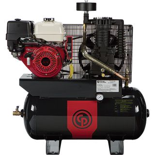 Chicago Pneumatic Gas Powered Air Compressor   11 HP, 30 Gallon, Model RCP 