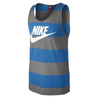 Nike Glory Striped Sleeveless Mens Shirt   Light Photo Blue