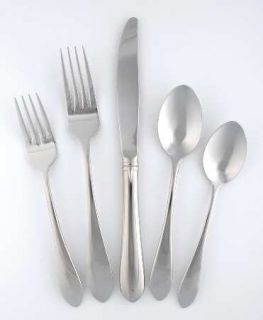 Gorham Meredith (Stainless) 5 Piece Place Setting   Stainless,Plain,Pointed Tip,