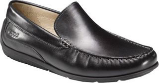 Mens ECCO Classic Moc   Black Leather Moc Toe Shoes