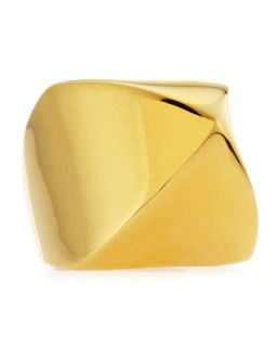 Gold Dome Ring, Size 8