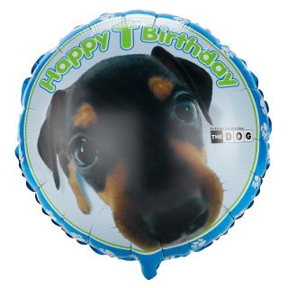 THE DOG 1st Birthday Foil Balloon
