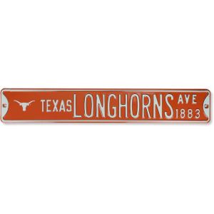 Texas Longhorns Team Street Sign
