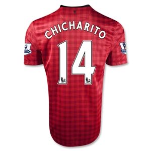 Nike Manchester United 12/13 CHICHARITO Youth Home Soccer Jersey