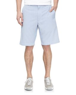 Seersucker Golf Shorts, Magnetic Blue