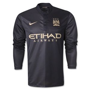 Nike Manchester City 13/14 LS Away Soccer Jersey