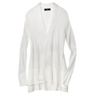 Mossimo Womens Open Front Cardigan   White XL
