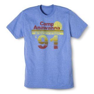 Mens Salute Your Shorts Camp Anawanna 91 Graphic Tee   Lite Blue XL