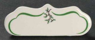 Spode Christmas Tree Green Trim Small Placard/Place Card Holder, Fine China Dinn