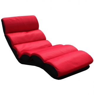 K b Red Folding Lounge Chair