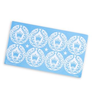 Elegant Prince Damask Small Lollipop Sticker Sheet