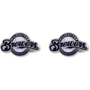 Milwaukee Brewers AMINCO INC. Logo Post Earrings