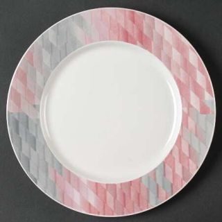 Villeroy & Boch Collage Salad Plate, Fine China Dinnerware   Pink & Gray Geometr