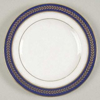 Wedgwood Stanton Bread & Butter Plate, Fine China Dinnerware   Cobalt Blue Band,