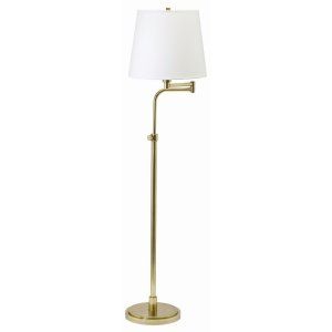 House of Troy HOU TH700 RB Townhouse Raw Brass Floor Lamp
