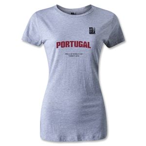 FIFA U 20 World Cup 2013 Womens Portugal T Shirt (Gray)