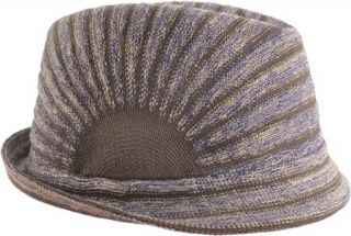 Kangol Marl Stripe Duke   Charcoal Hats