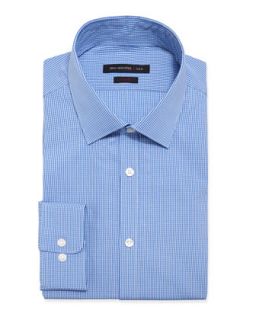 Long Sleeve Poplin Shirt, Blue