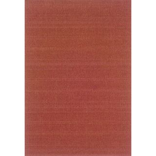 Laguna Red Polypropylene Rug (37 X 56) (RedMeasures 0.375 inch thickTip We recommend the use of a non skid pad to keep the rug in place on smooth surfaces.All rug sizes are approximate. Due to the difference of monitor colors, some rug colors may vary sl