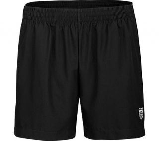 Mens K Swiss Accomplish Run Short   Black/White Athletic Apparel