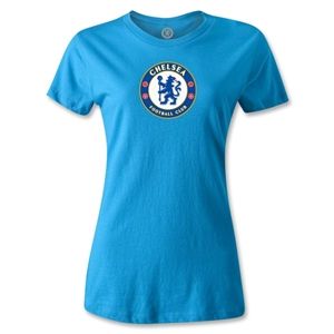 hidden Chelsea Crest Womens T Shirt (Turquoise)