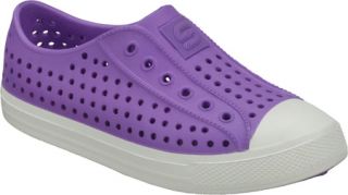 Girls Skechers Twist Ups   Purple Casual Shoes