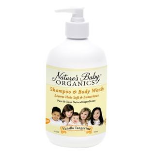 Natures Baby Organics Shampoo & Body Wash (Vanilla/Tangerine) 16 oz.