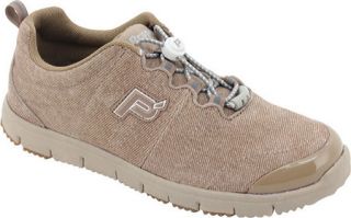 Womens Propet TravelWalker Suede   Denim Taupe Walking Shoes