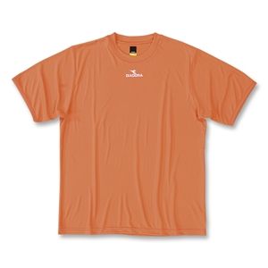 Diadora Sfida Soccer T Shirt (Orange)
