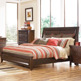 Signature Design By Ashley Holloway Medium Brown Queen size Bed